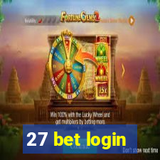 27 bet login